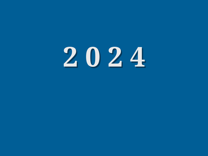 Month landmark holder for January 2024. Click here for a welcome to 2024